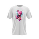 Fashion, accesorii si bijuterii - Barbati - Imbracaminte - Tricouri si bluze barbati - Tricou barbati Cuddle Pink Panda Fortnite Epic Blades, alb, marime 2XL - Infinity.ro