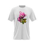 Fashion, accesorii si bijuterii - Barbati - Imbracaminte - Tricouri si bluze barbati - Tricou barbati Cuddle Team Leader Fortnite GTA, alb, marime 2XL - Infinity.ro