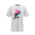 Fashion, accesorii si bijuterii - Barbati - Imbracaminte - Tricouri si bluze barbati - Tricou barbati Cuddle Team Leader Fortnite Minecraft, alb, marime 2XL - Infinity.ro