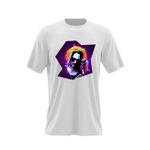 Fashion, accesorii si bijuterii - Barbati - Imbracaminte - Tricouri si bluze barbati - Tricou barbati Cyberpunk 2077 Keanu Reeves, alb, marime 2XL - Infinity.ro