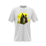Fashion, accesorii si bijuterii - Barbati - Imbracaminte - Tricouri si bluze barbati - Tricou barbati Cyberpunk 2077 Night City California, alb, marime 2XL - Infinity.ro