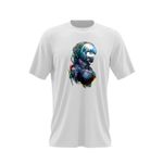Fashion, accesorii si bijuterii - Barbati - Imbracaminte - Tricouri si bluze barbati - Tricou barbati Cyberpunk 2077 Tetsuya Kuroko Anime, alb, marime 2XL - Infinity.ro