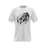 Fashion, accesorii si bijuterii - Barbati - Imbracaminte - Tricouri si bluze barbati - Tricou barbati Danganronpa Celestia Ludenberg Ultimate Gambler, alb, marime 2XL - Infinity.ro