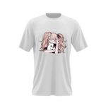 Fashion, accesorii si bijuterii - Barbati - Imbracaminte - Tricouri si bluze barbati - Tricou barbati Danganronpa Junko Enoshima Bad Girl Killer, alb, marime 2XL - Infinity.ro