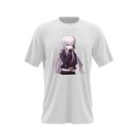 Fashion, accesorii si bijuterii - Barbati - Imbracaminte - Tricouri si bluze barbati - Tricou barbati Danganronpa Kyoko Kirigiri Master Detectiv, alb, marime 2XL - Infinity.ro