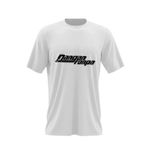 Fashion, accesorii si bijuterii - Barbati - Imbracaminte - Tricouri si bluze barbati - Tricou barbati Danganronpa Logo Game Dark Anime, alb, marime 2XL - Infinity.ro