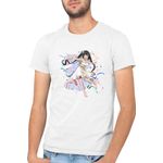 Fashion, accesorii si bijuterii - Barbati - Imbracaminte - Tricouri si bluze barbati - Tricou barbati DanMachi Hestia Party Light Anime Game, alb, marime 2XL - Infinity.ro