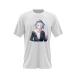 Fashion, accesorii si bijuterii - Barbati - Imbracaminte - Tricouri si bluze barbati - Tricou barbati Danranronpa Nagito Komaeda Dark Manga, alb, marime 2XL - Infinity.ro