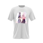 Fashion, accesorii si bijuterii - Barbati - Imbracaminte - Tricouri si bluze barbati - Tricou barbati Darling in the FranXX DarliFra Ending, alb, marime 2XL - Infinity.ro