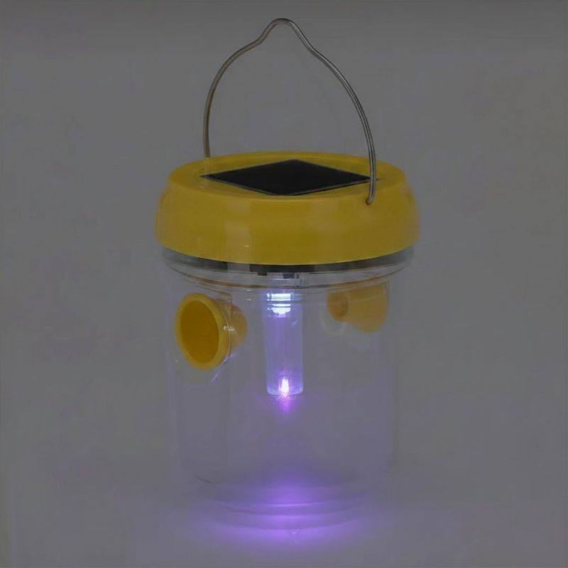 Casa si Gradina - Gradinarit si plante - Intretinere gradina - Articole daunatori gradina - Capcana solara pentru insecte, cu LED, 7x9 cm, culoare galben - Infinity.ro