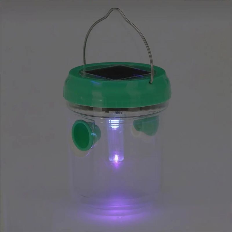 Casa si Gradina - Gradinarit si plante - Intretinere gradina - Articole daunatori gradina - Capcana solara pentru insecte, cu LED, 7x9 cm, culoare verde - Infinity.ro