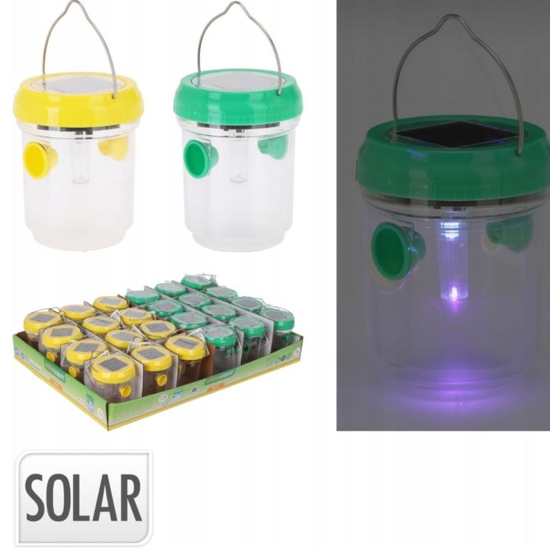 Casa si Gradina - Gradinarit si plante - Intretinere gradina - Articole daunatori gradina - Capcana solara pentru insecte, cu LED, 7x9 cm, culoare verde - Infinity.ro