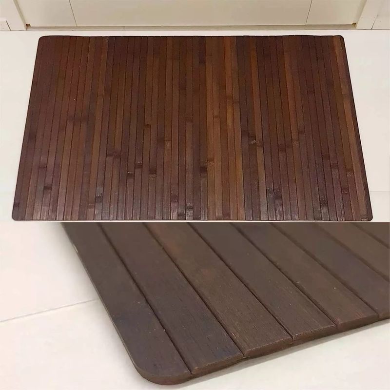 Casa si Gradina - Textile si covoare - Covoare - Covorase intrare - Covoras flexibil, anitderapant, din bambus wenge, 80X50cm - Infinity.ro