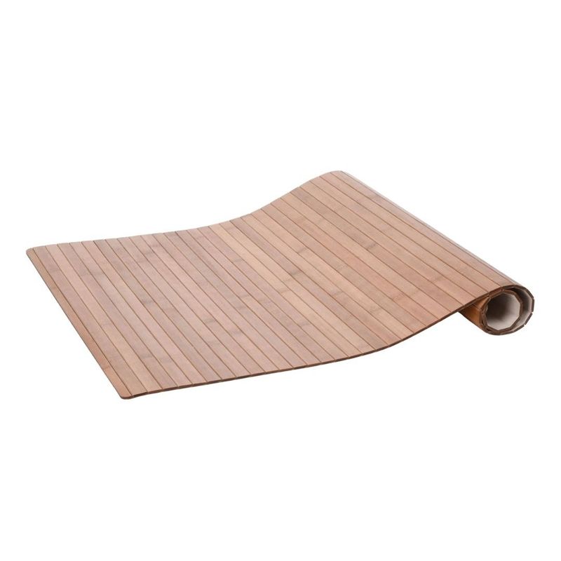 Casa si Gradina - Textile si covoare - Covoare - Covorase intrare - Covoras flexibil, anitderapant, din bambus natur deschis, 80X50cm - Infinity.ro