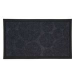 Casa si Gradina - Textile si covoare - Covoare - Covorase intrare - Covor de intrare cauciuc 40x70 cm, gri inchis, model cerculete - Infinity.ro