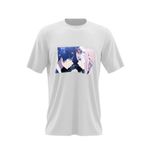 Fashion, accesorii si bijuterii - Barbati - Imbracaminte - Tricouri si bluze barbati - Tricou barbati Darling in the FranXX SF Romance Anime, alb, marime 2XL - Infinity.ro