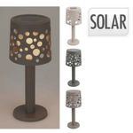 Casa si Gradina - Corpuri si surse de iluminat - Iluminat exterior - Lampi solare - Lampa solara cu LED, pentru gradina, terasa si exterior, culoare gri - Infinity.ro
