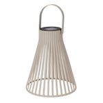 Casa si Gradina - Corpuri si surse de iluminat - Iluminat exterior - Lampi solare - Lampa solara decorativa, cu LED, cu agatatoare, 24 cm, culoare crem - Infinity.ro