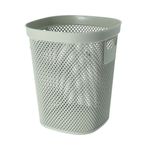 Casa si Gradina - Mobilier - Organizare si depozitare - Cosuri de gunoi - Cos de gunoi 12.5L, din plastic reciclat, model perforat, verde - Infinity.ro