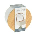 Ingrijire personala si Cosmetice - Machiaj - Oglinzi cosmetice - Oglinda de machiaj cu organizator cosmetic rotund, 13x13x7 cm, Eleganza - Infinity.ro