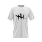 Fashion, accesorii si bijuterii - Barbati - Imbracaminte - Tricouri si bluze barbati - Tricou barbati Dead by Daylight Logo Horror Game, alb, marime 2XL - Infinity.ro
