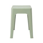 Casa si Gradina - Mobilier - Scaune si fotolii - Tabureti - Taburet suprapozabil din plastic, 33x33x47cm, verde - Infinity.ro
