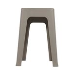 Casa si Gradina - Mobilier - Scaune si fotolii - Tabureti - Taburet suprapozabil din plastic, 33x33x47cm, gri - Infinity.ro