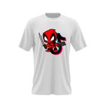 Fashion, accesorii si bijuterii - Barbati - Imbracaminte - Tricouri si bluze barbati - Tricou barbati Deadpool Baby Ninja Tiktok, alb, marime 2XL - Infinity.ro