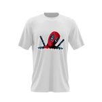 Fashion, accesorii si bijuterii - Barbati - Imbracaminte - Tricouri si bluze barbati - Tricou barbati Deadpool Marvel Army Soldat, alb, marime 2XL - Infinity.ro