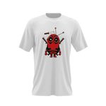 Fashion, accesorii si bijuterii - Barbati - Imbracaminte - Tricouri si bluze barbati - Tricou barbati Deadpool Minions SuperHero, alb, marime 2XL - Infinity.ro