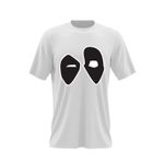 Fashion, accesorii si bijuterii - Barbati - Imbracaminte - Tricouri si bluze barbati - Tricou barbati Deadpool Ochi Privire Gingasa, alb, marime 2XL - Infinity.ro