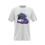 Fashion, accesorii si bijuterii - Barbati - Imbracaminte - Tricouri si bluze barbati - Tricou barbati Death Note Bebe Detectiv Baby Anime, alb, marime 2XL - Infinity.ro