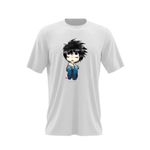 Fashion, accesorii si bijuterii - Barbati - Imbracaminte - Tricouri si bluze barbati - Tricou barbati Death Note L Detectiv Chibi Baby Anime, alb, marime 2XL - Infinity.ro