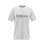Fashion, accesorii si bijuterii - Barbati - Imbracaminte - Tricouri si bluze barbati - Tricou barbati Death Note Logo Shonen Anime Manga, alb, marime 2XL - Infinity.ro
