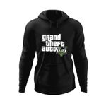 Fashion, accesorii si bijuterii - Barbati - Imbracaminte - Hanorace barbati - Hanorac barbati Grand Theft Auto Logo GTA, negru, marime 2XL - Infinity.ro