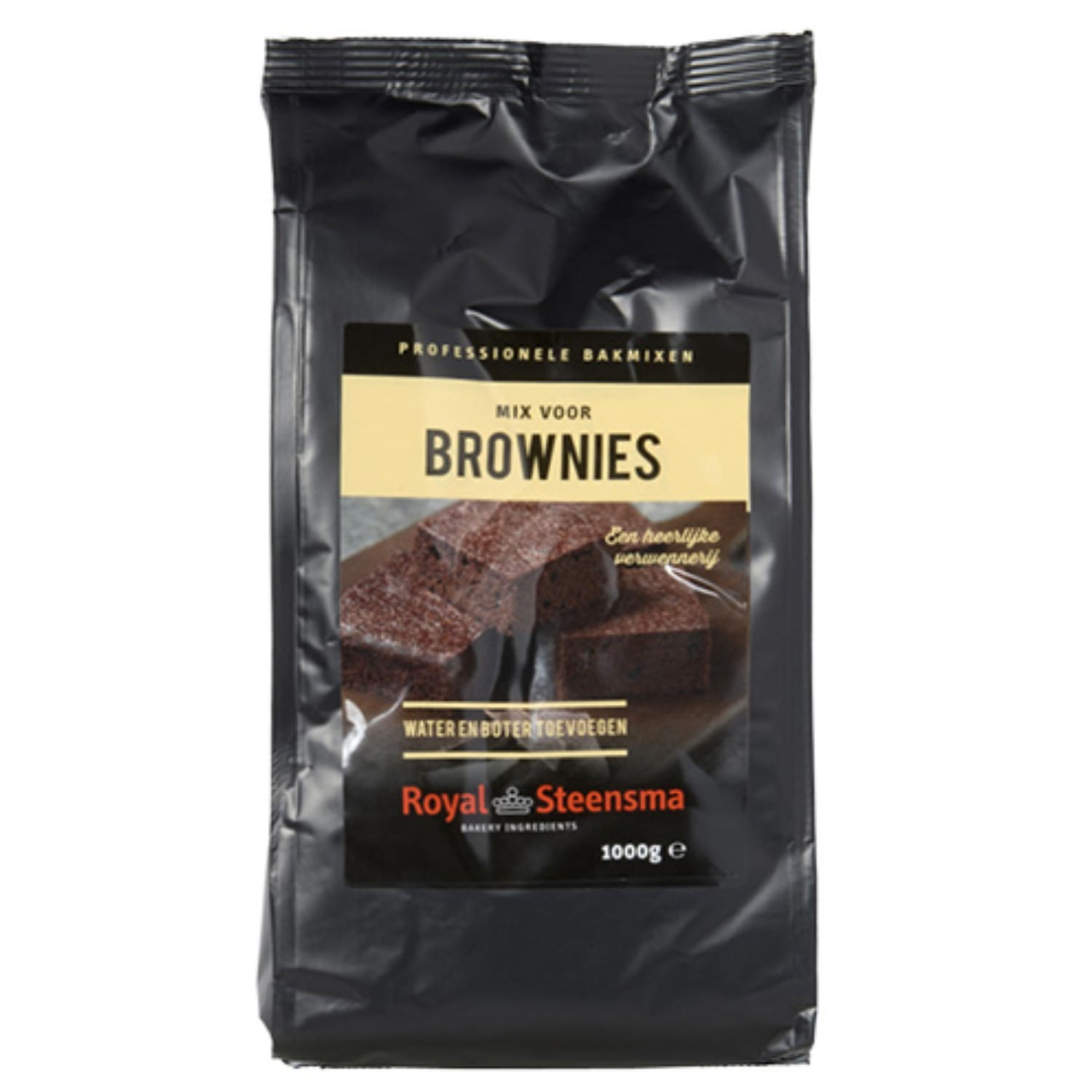 Premix pentru brownies premium Royal Steensma 1kg , amestec brownies usor de preparat, mix pentru brownies negrese