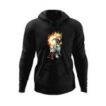 Fashion, accesorii si bijuterii - Barbati - Imbracaminte - Hanorace barbati - Hanorac barbati Hero Academia Katsuki Bakugou Anime, negru, marime 2XL - Infinity.ro