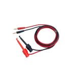 Auto si Moto - Reparatii si depanare - Scule auto - Testere si multimetre - Set testere multimetru cu banane 2mm la 2 cleme cu carlig OneHook 1m - Infinity.ro
