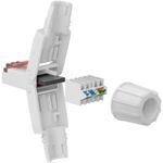 PC, gaming si accesorii - Retelistica - Adaptoare PowerLAN - Mufa retea RJ45 8P8C UTP Cat6 conectare fara scule AWG22(0.65mm)-24(0.5mm) Goobay 65942 - Infinity.ro