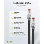 PC, gaming si accesorii - Retelistica - Adaptoare PowerLAN - Mufa retea RJ45 8P8C UTP Cat6 conectare fara scule AWG22(0.65mm)-24(0.5mm) Goobay 65942 - Infinity.ro