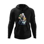 Fashion, accesorii si bijuterii - Barbati - Imbracaminte - Hanorace barbati - Hanorac barbati Hunter x Hunter Team Gang, negru, marime 2XL - Infinity.ro