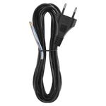 Casa si Gradina - Electrice - Cabluri electrice si conductori - Cablu de alimentare EMOS S19273 flexibil izolatie PVC 2 0.75mm2 3m negru - Infinity.ro