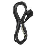 Casa si Gradina - Electrice - Cabluri electrice si conductori - Cablu de alimentare EMOS S18312 flexibil izolatie PVC 3x1mm2 2m negru - Infinity.ro
