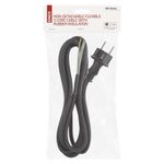 Casa si Gradina - Electrice - Cabluri electrice si conductori - Cablu de alimentare EMOS S03450 nedetasabil flexibil izolatie cauciuc 3x2.5mm2 5m negru - Infinity.ro