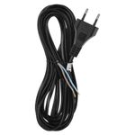 Casa si Gradina - Electrice - Cabluri electrice si conductori - Cablu de alimentare EMOS S19275 flexibil izolatie PVC 2 0.75mm2 5m negru - Infinity.ro