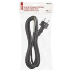 Casa si Gradina - Electrice - Cabluri electrice si conductori - Cablu de alimentare EMOS S03230 nedetasabil flexibil izolatie cauciuc 3x1.5mm2 3m negru - Infinity.ro