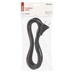 Casa si Gradina - Electrice - Cabluri electrice si conductori - Cablu de alimentare EMOS S03050N 5m flexibil izolatie cauciuc /neopren 2x1mm2 H05RN negru - Infinity.ro