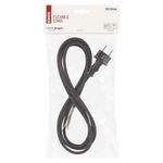 Casa si Gradina - Electrice - Cabluri electrice si conductori - Cablu de alimentare EMOS S03130N flexibil izolatie cauciuc/neopren 3x1mm2 H05RN 3m negru - Infinity.ro