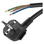 Casa si Gradina - Electrice - Cabluri electrice si conductori - Cablu de alimentare EMOS S18322 flexibil izolatie PVC 3x1.5mm2 2m negru - Infinity.ro