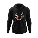 Fashion, accesorii si bijuterii - Barbati - Imbracaminte - Hanorace barbati - Hanorac barbati Joker Smiley Fortnite Epic Skin Game, negru, marime 2XL - Infinity.ro
